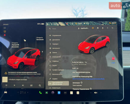 Красный Тесла Model Y, объемом двигателя 0 л и пробегом 8 тыс. км за 29999 $, фото 69 на Automoto.ua