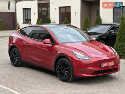 Червоний Тесла Model Y, об'ємом двигуна 0 л та пробігом 157 тис. км за 21300 $, фото 1 на Automoto.ua