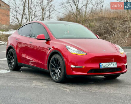 Червоний Тесла Model Y, об'ємом двигуна 0 л та пробігом 100 тис. км за 25900 $, фото 1 на Automoto.ua