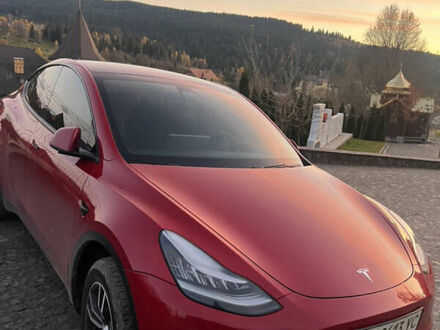 Красный Тесла Model Y, объемом двигателя 0 л и пробегом 98 тыс. км за 24000 $, фото 1 на Automoto.ua