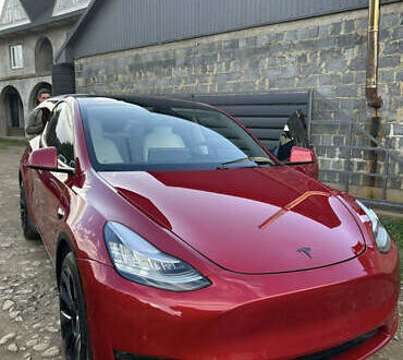 Красный Тесла Model Y, объемом двигателя 0 л и пробегом 89 тыс. км за 24999 $, фото 1 на Automoto.ua