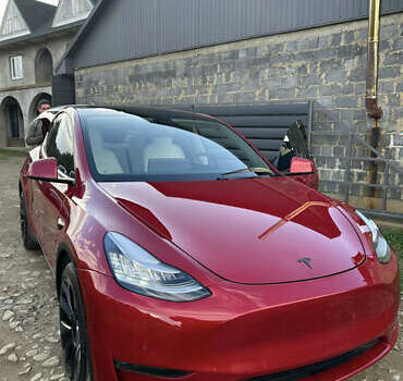 Червоний Тесла Model Y, об'ємом двигуна 0 л та пробігом 89 тис. км за 24999 $, фото 1 на Automoto.ua