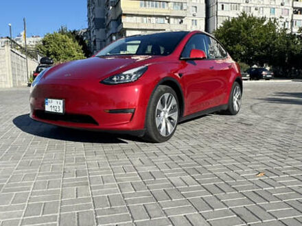 Тесла Model Y 2020 в Запорожье на Automoto.ua Красный Тесла Model Y, объемом двигателя 0 л и пробегом 60 тыс. км за 21200 $, фото 1 на Automoto.ua