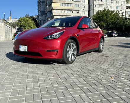 Красный Тесла Model Y, объемом двигателя 0 л и пробегом 60 тыс. км за 21200 $, фото 1 на Automoto.ua