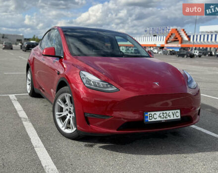 Червоний Тесла Model Y, об'ємом двигуна 0 л та пробігом 60 тис. км за 28500 $, фото 1 на Automoto.ua