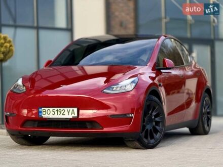 Тесла Model Y 2021 в Тернополе на Automoto.ua Красный Тесла Model Y, объемом двигателя 0 л и пробегом 100 тыс. км за 25350 $, фото 1 на Automoto.ua