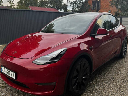 Тесла Model Y 2021 у Косове на Automoto.ua Червоний Тесла Model Y, об'ємом двигуна 0 л та пробігом 59 тис. км за 27500 $, фото 1 на Automoto.ua