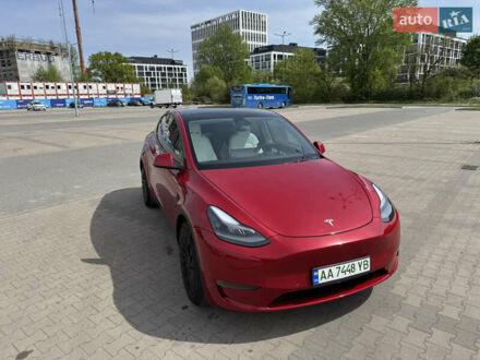 Тесла Model Y 2021 в Киеве на Automoto.ua Красный Тесла Model Y, объемом двигателя 0 л и пробегом 60 тыс. км за 32100 $, фото 1 на Automoto.ua