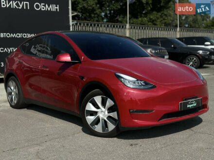 Тесла Model Y 2021 в Харькове на Automoto.ua Красный Тесла Model Y, объемом двигателя 0 л и пробегом 76 тыс. км за 23700 $, фото 1 на Automoto.ua