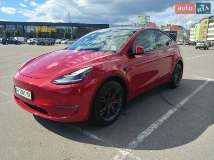 Тесла Model Y 2021 в Киеве на Automoto.ua Красный Тесла Model Y, объемом двигателя 0 л и пробегом 70 тыс. км за 24500 $, фото 1 на Automoto.ua
