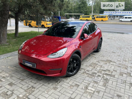 Червоний Тесла Model Y, об'ємом двигуна 0 л та пробігом 58 тис. км за 28500 $, фото 1 на Automoto.ua