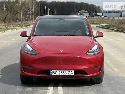 Червоний Тесла Model Y, об'ємом двигуна 0 л та пробігом 22 тис. км за 24999 $, фото 1 на Automoto.ua