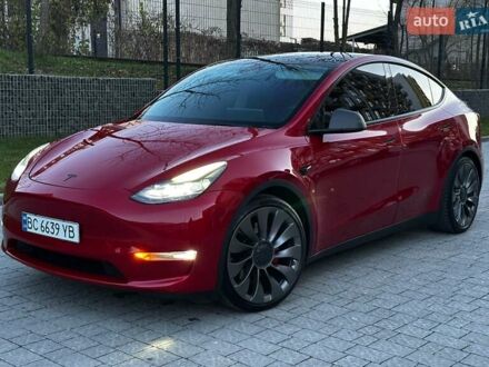 Красный Тесла Model Y, объемом двигателя 0 л и пробегом 191 тыс. км за 21600 $, фото 1 на Automoto.ua