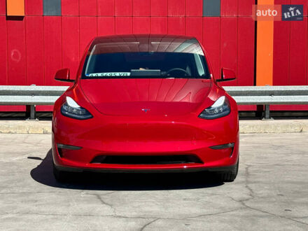 Червоний Тесла Model Y, об'ємом двигуна 0 л та пробігом 46 тис. км за 36000 $, фото 1 на Automoto.ua