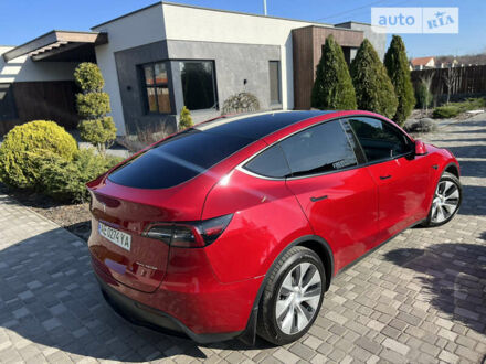 Червоний Тесла Model Y, об'ємом двигуна 0 л та пробігом 59 тис. км за 32000 $, фото 1 на Automoto.ua