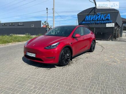 Червоний Тесла Model Y, об'ємом двигуна 0 л та пробігом 157 тис. км за 35900 $, фото 1 на Automoto.ua