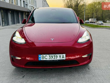 Тесла Model Y 2021 в Львове на Automoto.ua Красный Тесла Model Y, объемом двигателя 0 л и пробегом 55 тыс. км за 27000 $, фото 1 на Automoto.ua