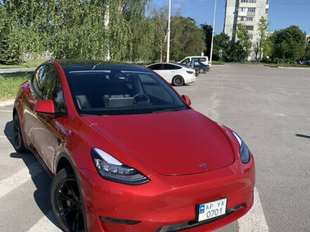 Тесла Model Y 2021 у Запоріжжя на Automoto.ua Червоний Тесла Model Y, об'ємом двигуна 0 л та пробігом 59 тис. км за 28900 $, фото 1 на Automoto.ua
