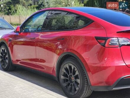 Тесла Model Y 2021 у Львові на Automoto.ua Червоний Тесла Model Y, об'ємом двигуна 0 л та пробігом 54 тис. км за 32500 $, фото 1 на Automoto.ua