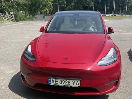 Тесла Model Y 2021 в Кобеляках на Automoto.ua Красный Тесла Model Y, объемом двигателя 0 л и пробегом 86 тыс. км за 27500 $, фото 1 на Automoto.ua