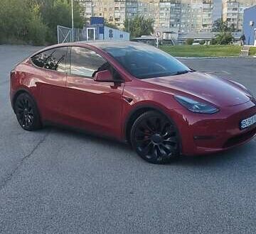 Красный Тесла Model Y, объемом двигателя 0 л и пробегом 108 тыс. км за 25500 $, фото 1 на Automoto.ua