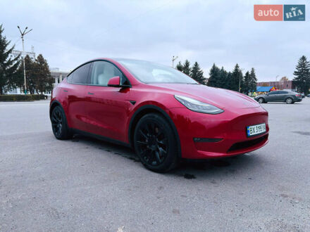 Красный Тесла Model Y, объемом двигателя 0 л и пробегом 78 тыс. км за 24000 $, фото 1 на Automoto.ua