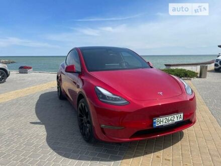 Красный Тесла Model Y, объемом двигателя 0 л и пробегом 9 тыс. км за 45700 $, фото 1 на Automoto.ua