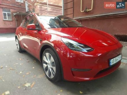 Червоний Тесла Model Y, об'ємом двигуна 0 л та пробігом 38 тис. км за 29999 $, фото 1 на Automoto.ua