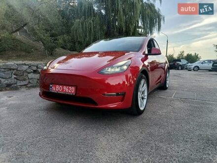 Красный Тесла Model Y, объемом двигателя 0 л и пробегом 133 тыс. км за 23950 $, фото 1 на Automoto.ua