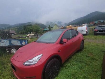 Тесла Model Y 2022 в Киеве на Automoto.ua Красный Тесла Model Y, объемом двигателя 0 л и пробегом 37 тыс. км за 26999 $, фото 1 на Automoto.ua