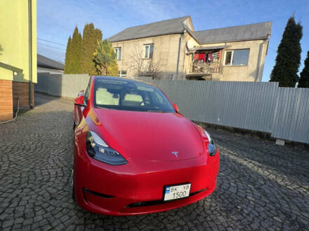 Красный Тесла Model Y, объемом двигателя 0 л и пробегом 46 тыс. км за 27200 $, фото 1 на Automoto.ua