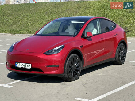 Тесла Model Y 2022 в Киеве на Automoto.ua Красный Тесла Model Y, объемом двигателя 0 л и пробегом 22 тыс. км за 27900 $, фото 1 на Automoto.ua