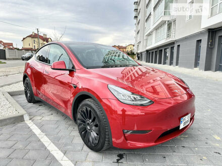 Червоний Тесла Model Y, об'ємом двигуна 0 л та пробігом 26 тис. км за 38900 $, фото 1 на Automoto.ua