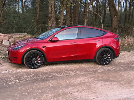 Червоний Тесла Model Y, об'ємом двигуна 0 л та пробігом 19 тис. км за 36500 $, фото 1 на Automoto.ua