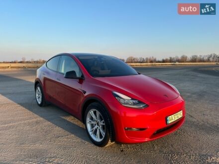 Червоний Тесла Model Y, об'ємом двигуна 0 л та пробігом 38 тис. км за 23500 $, фото 1 на Automoto.ua