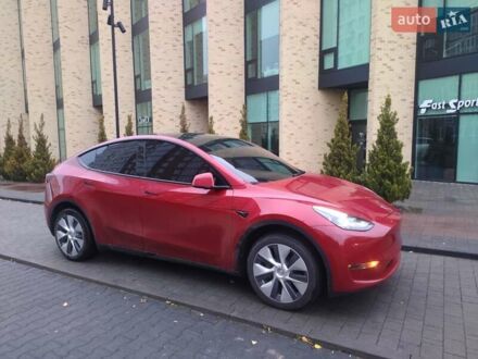 Червоний Тесла Model Y, об'ємом двигуна 0 л та пробігом 90 тис. км за 26900 $, фото 1 на Automoto.ua