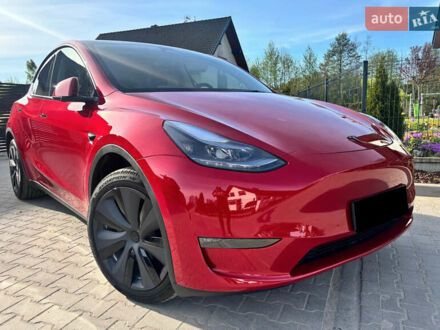 Тесла Model Y 2023 в Киеве на Automoto.ua Красный Тесла Model Y, объемом двигателя 0 л и пробегом 23 тыс. км за 32000 $, фото 1 на Automoto.ua