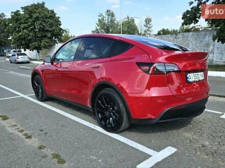 Тесла Model Y 2023 в Киеве на Automoto.ua Красный Тесла Model Y, объемом двигателя 0 л и пробегом 1 тыс. км за 32500 $, фото 1 на Automoto.ua