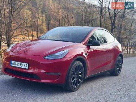 Тесла Model Y 2023 в Межгорье на Automoto.ua Красный Тесла Model Y, объемом двигателя 0 л и пробегом 53 тыс. км за 24800 $, фото 1 на Automoto.ua