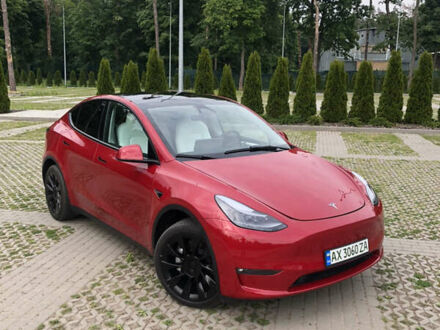 Красный Тесла Model Y, объемом двигателя 0 л и пробегом 6 тыс. км за 33300 $, фото 1 на Automoto.ua