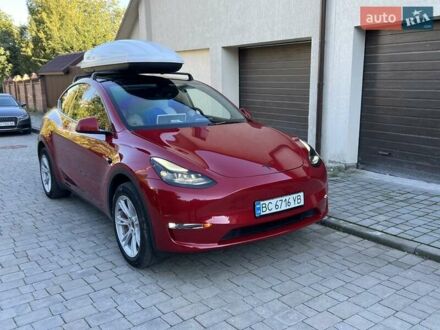 Тесла Model Y 2023 в Львове на Automoto.ua Красный Тесла Model Y, объемом двигателя 0 л и пробегом 46 тыс. км за 28888 $, фото 1 на Automoto.ua
