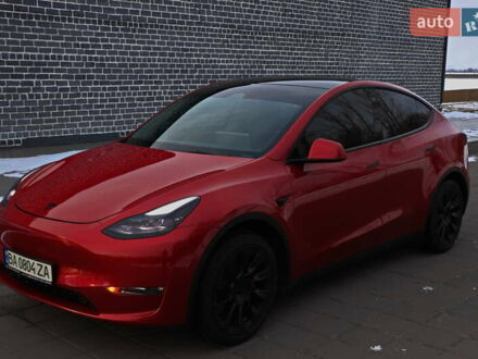 Тесла Model Y 2023 в Кременчуге на Automoto.ua Красный Тесла Model Y, объемом двигателя 0 л и пробегом 69 тыс. км за 29999 $, фото 1 на Automoto.ua