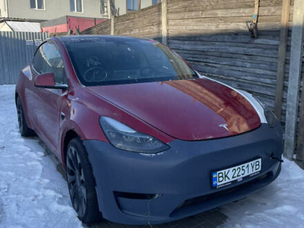 Червоний Тесла Model Y, об'ємом двигуна 0 л та пробігом 18 тис. км за 19000 $, фото 1 на Automoto.ua