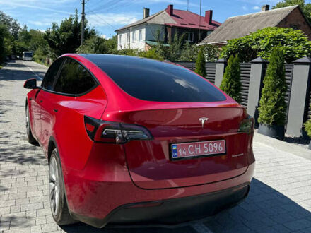 Тесла Model Y 2023 в Львове на Automoto.ua Красный Тесла Model Y, объемом двигателя 0 л и пробегом 56 тыс. км за 26700 $, фото 1 на Automoto.ua