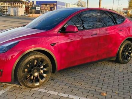 Красный Тесла Model Y, объемом двигателя 0 л и пробегом 38 тыс. км за 28000 $, фото 1 на Automoto.ua
