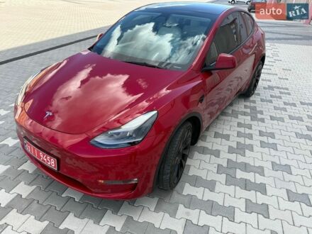 Красный Тесла Model Y, объемом двигателя 0 л и пробегом 31 тыс. км за 26500 $, фото 1 на Automoto.ua