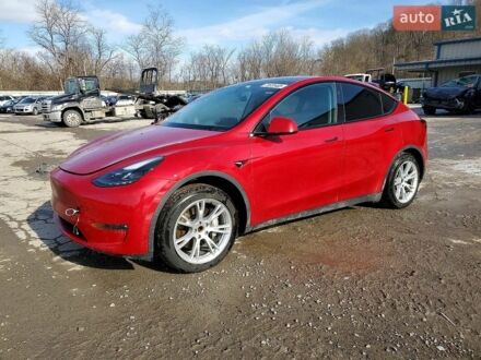 Красный Тесла Model Y, объемом двигателя 0 л и пробегом 25 тыс. км за 9500 $, фото 1 на Automoto.ua