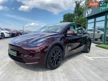 Красный Тесла Model Y, объемом двигателя 0 л и пробегом 63 тыс. км за 33900 $, фото 1 на Automoto.ua