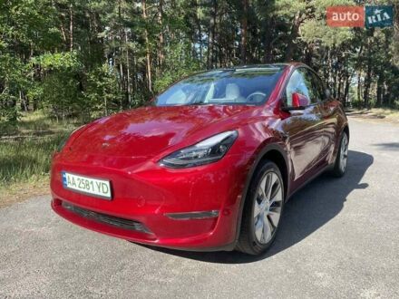 Тесла Model Y 2024 в Киеве на Automoto.ua Красный Тесла Model Y, объемом двигателя 0 л и пробегом 26 тыс. км за 35000 $, фото 1 на Automoto.ua