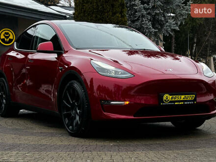 Красный Тесла Model Y, объемом двигателя 0 л и пробегом 40 тыс. км за 34500 $, фото 1 на Automoto.ua